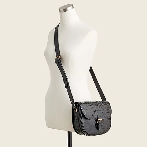 J. Crew Classic Large Saddle Bag - Picture 2 of 5